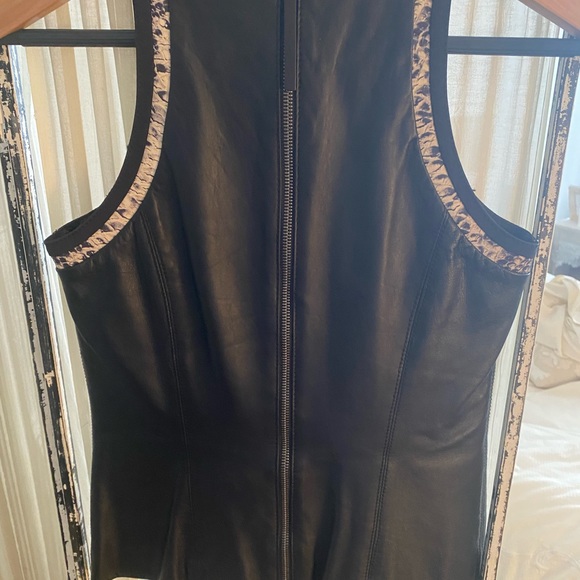 Helmut Lang Leather Top - Picture 4 of 4